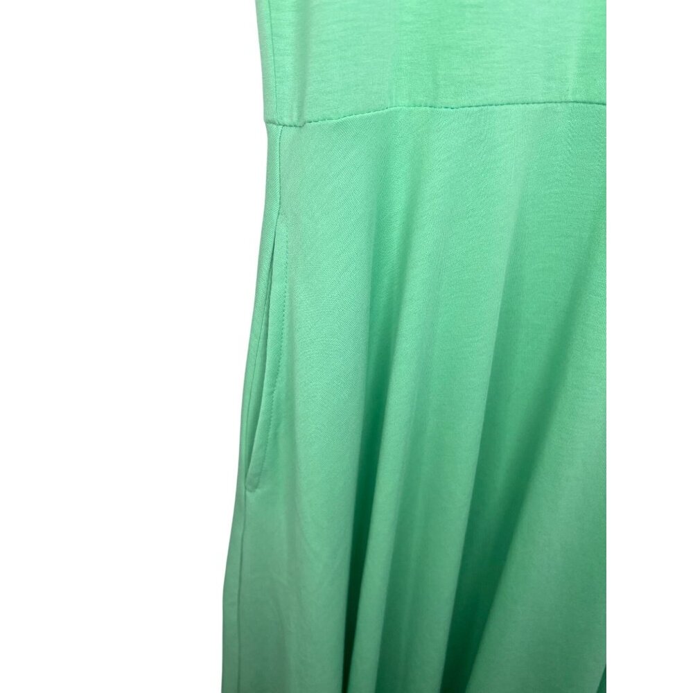 Lularoe Nicki Mint Green Sleeveless Fit & Flare A-Line Dress Womens Large - Picture 11 of 16
